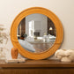 Bohemian Sunburst Rattan Mirror