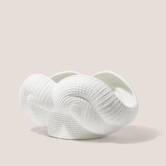 White Weave Bowl