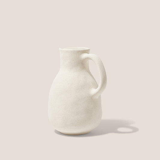 White Clay Vase