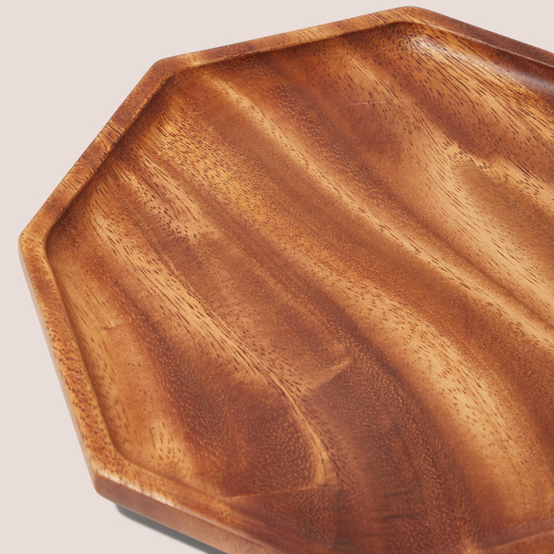 Wood Plate Tray