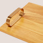 Wood Tray with Gold Handles