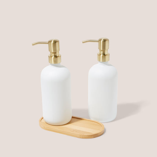 White Soap Dispenser