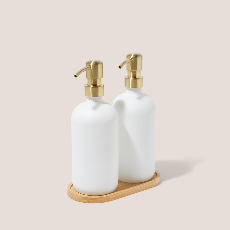 White Soap Dispenser