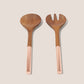 Set of 2 Pieces Wooden Salad Server