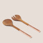 Set of 2 Pieces Wooden Salad Server