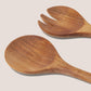 Set of 2 Pieces Wooden Salad Server