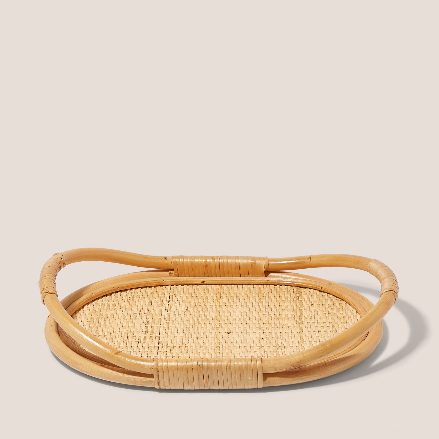 Rattan Oval Tray