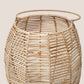 Wicker Lantern with Handle