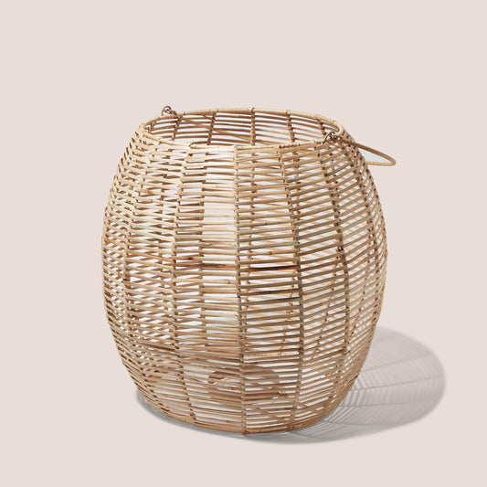 Wicker Lantern with Handle