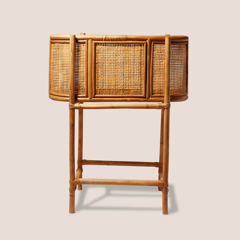 Rattan Planter with Stand